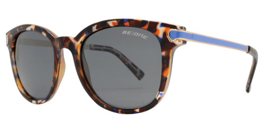 Wholesale - PL Divine - Polarized Women Horn Rimmed Round Plastic Sunglasses - Dynasol Eyewear