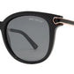 Wholesale - PL Divine - Polarized Women Horn Rimmed Round Plastic Sunglasses - Dynasol Eyewear