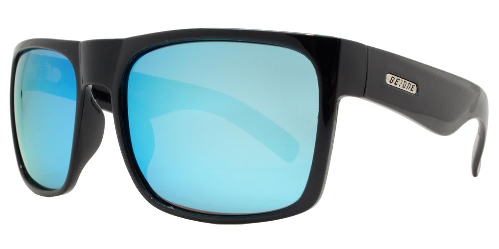 Wholesale - PL Helm - Polarized Flat Top Large Square Plastic Polarized Sunglasses - Dynasol Eyewear
