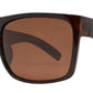 Wholesale - PL Helm - Polarized Flat Top Large Square Plastic Polarized Sunglasses - Dynasol Eyewear