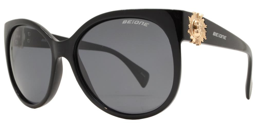 Wholesale - PL Milano - Polarized Women Round Horn Rimmed Plastic Sunglasses - Dynasol Eyewear