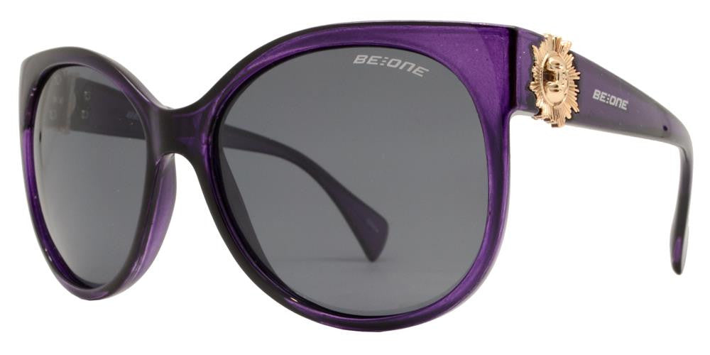 Wholesale - PL Milano - Polarized Women Round Horn Rimmed Plastic Sunglasses - Dynasol Eyewear