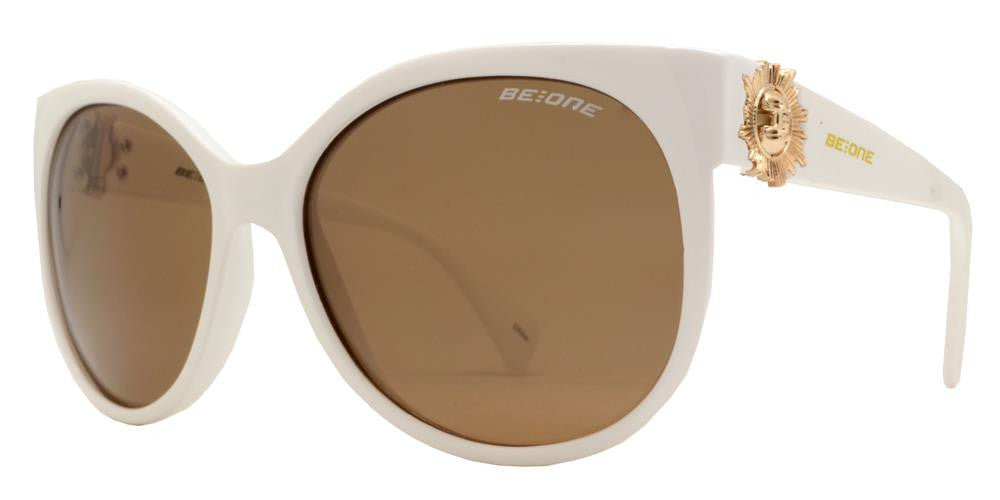 Wholesale - PL Milano - Polarized Women Round Horn Rimmed Plastic Sunglasses - Dynasol Eyewear
