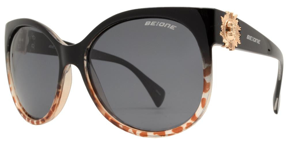 Wholesale - PL Milano - Polarized Women Round Horn Rimmed Plastic Sunglasses - Dynasol Eyewear