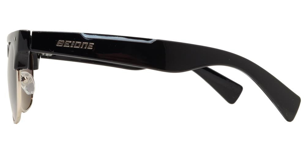 Wholesale - PL Neron - Polarized Classic Horned Rimmed Half Frame Plastic Sunglasses - Dynasol Eyewear