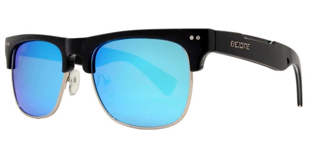 Wholesale - PL Neron - Polarized Classic Horned Rimmed Half Frame Plastic Sunglasses - Dynasol Eyewear