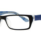 RS 1304 +1.25 - Rectangular Plastic Reading Glasses