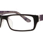 RS 1304 +1.25 - Rectangular Plastic Reading Glasses