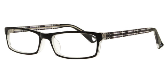 Wholesale - PZ 1306 - Rectangular Clear Lens Plastic Sunglasses - Dynasol Eyewear