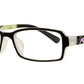 Wholesale - PZ 1312 - Rectangular Clear lens Personality Plastic Sunglasses - Dynasol Eyewear