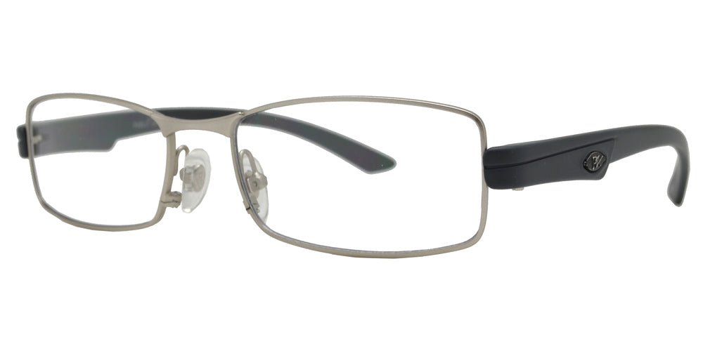 Wholesale - PZ 1472 - Rectangular Metal Sunglasses with Clear Lens - Dynasol Eyewear