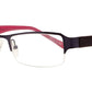 Wholesale - PZ 8736 ST - Half Rimmed Clear Lens Stainless Steel Sunglasses - Dynasol Eyewear