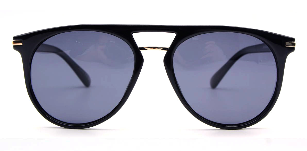 PL Payton - Polarized Flat Top Aviator Plastic Sunglasses