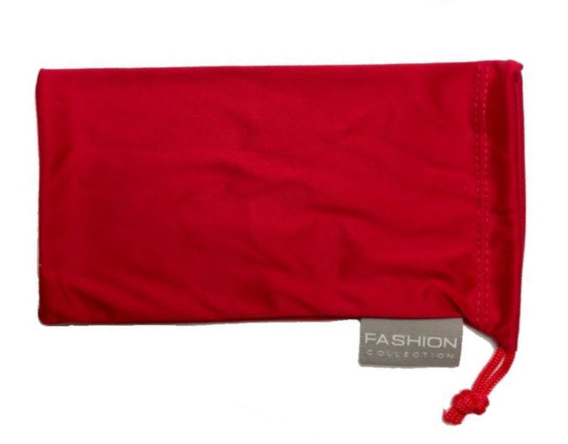 Fashion Microfiber Pouch - Red