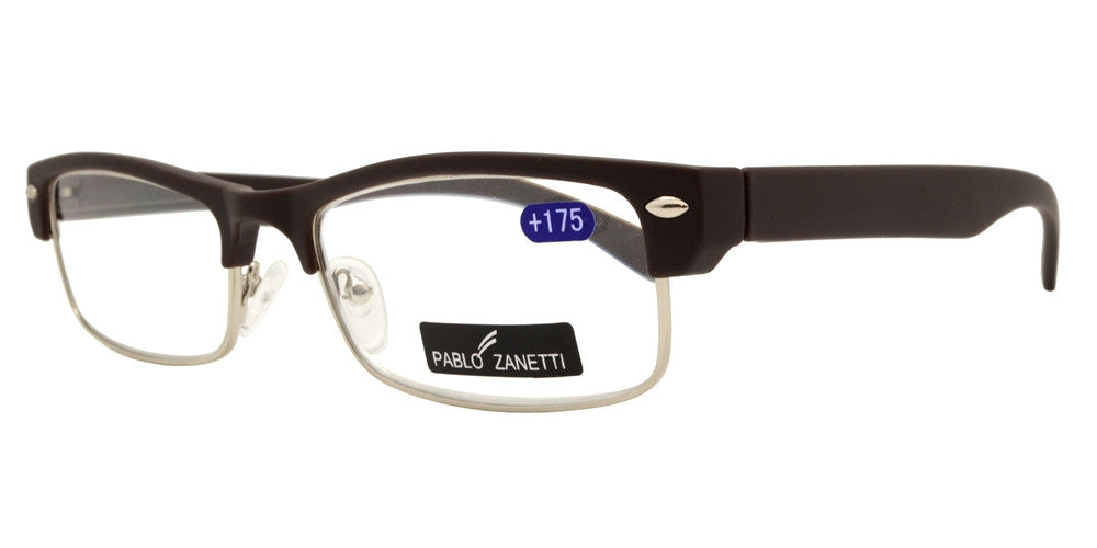Wholesale - RS 1046 - Classic Horn Rimmed Half Rimmed Plastic Reading Glasses - Dynasol Eyewear