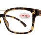 Wholesale - RS 1145 - Modern Horn Rimmed with Brow Bar Plastic Reading Glasses - Dynasol Eyewear