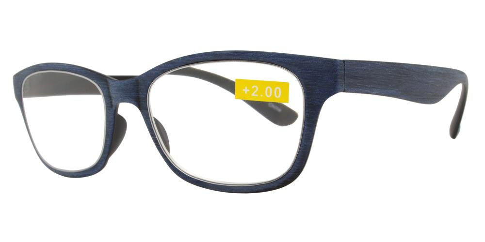 Wholesale - RS 1191 - Classic Horn Rimmed Faux Wood Finish Plastic Reading Glasses - Dynasol Eyewear