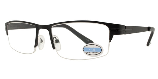 RS 1205 - Rectangular Metal Reading Glasses