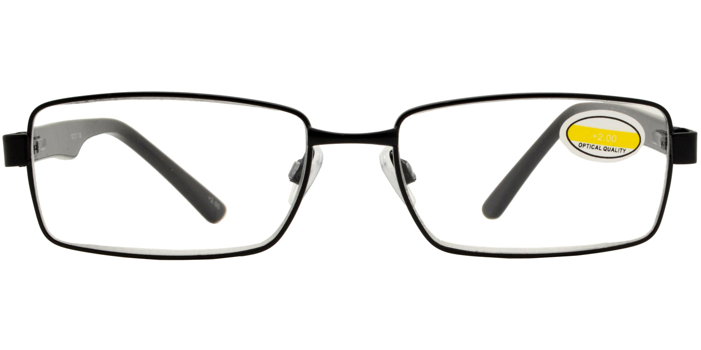 RS 1206 - Rectangular Metal Reading Glasses