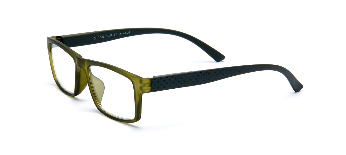 RS 1230 - Plastic Rectangular Reading Glasses