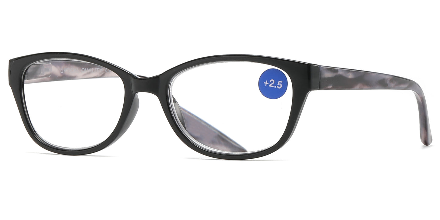 RS 1274 - Plastic Oval Reading Glasses