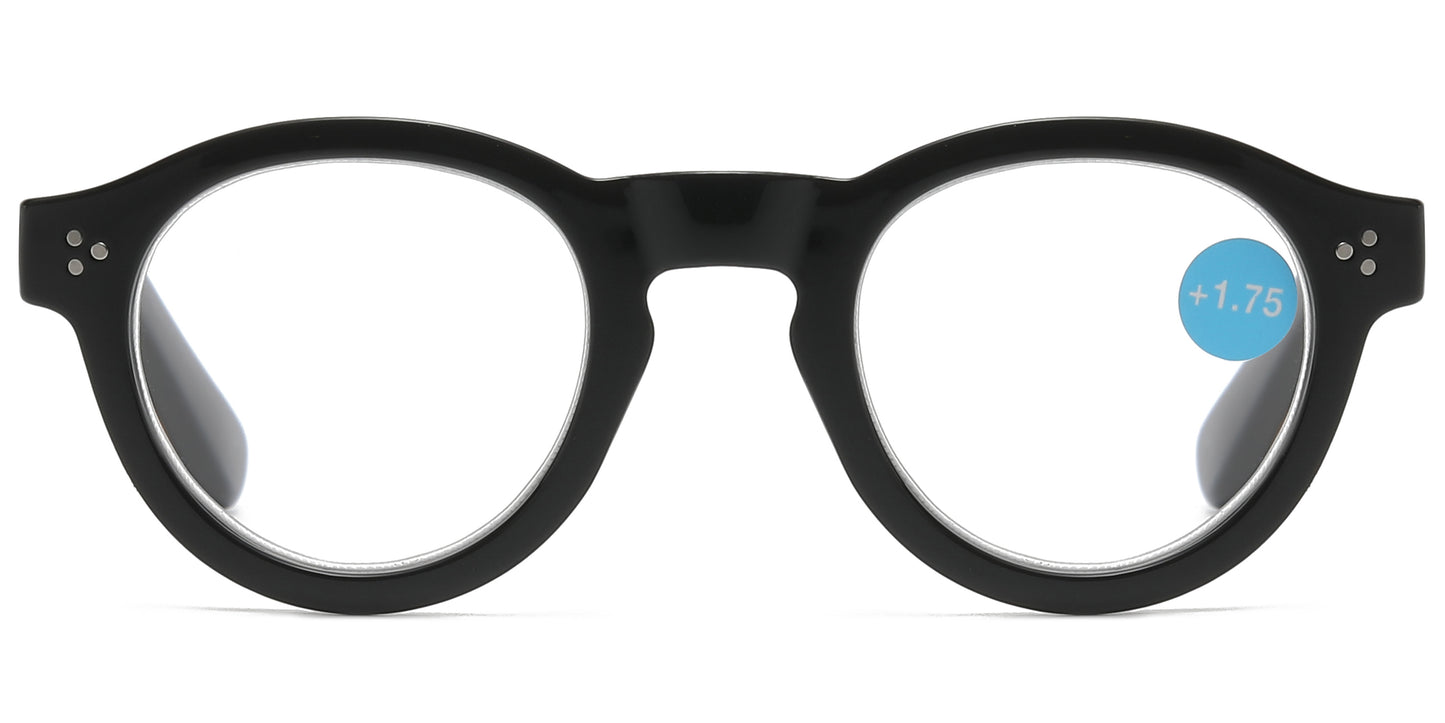 RS 1276 - Round Plastic Reading Glasses
