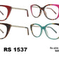 RS 1537-Plastic Cat Eye Rx-able Reading Glasses