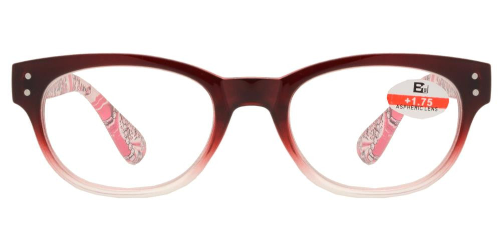 Wholesale - RS 1140 - Round Plastic Reading Glasses - Dynasol Eyewear