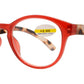 Wholesale - RS 1151 - Round Horn Rimmed with Key Hole Plastic Reading Glasses - Dynasol Eyewear