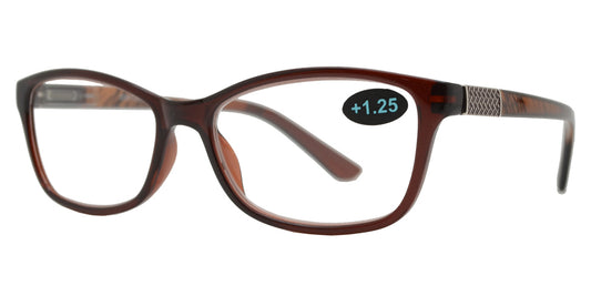 Wholesale - RS 1197 - Rectangular Plastic Reading Glasses - Dynasol Eyewear