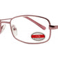 Wholesale - RS 1203 - Oval Frame Chain Detail on Temple Metal Reading Glasses - Dynasol Eyewear