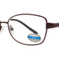 Wholesale - RS 1295 - Butterfly Decorative Temple Metal Reading Glasses - Dynasol Eyewear