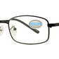 Wholesale - RS 1298 - Classic Rectangular Slim Metal Reading Glasses - Dynasol Eyewear