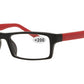 Wholesale - RS 1310 +2.00 - Rectangular Plastic Reading Glasses - Dynasol Eyewear