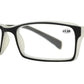 Wholesale - RS 1313 +1.25 - Plastic Rectangular Reading Glasses - Dynasol Eyewear