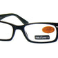 Wholesale - RS 1459 - Classic Rectangular Horn Rimmed Plastic Reading Glasses - Dynasol Eyewear
