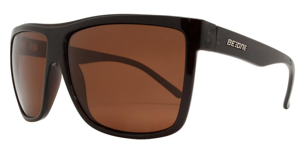 PL Ryder - Polarized Men Flat Top Large Square Sport Plastic Sunglasses