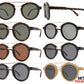 PL Seth - Polarized Round Key Hole Plastic Sunglasses