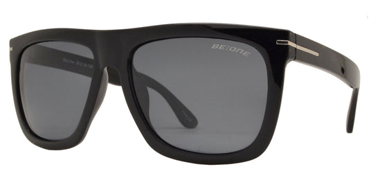 Wholesale - PL Skyline - Polarized Classic Flat Top Square Plastic Sunglasses - Dynasol Eyewear