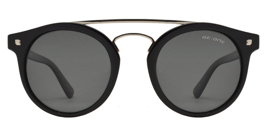 Wholesale - PL Travis - Polarized Round Brow Bar Plastic Sunglasses - Dynasol Eyewear