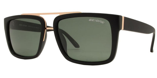Wholesale - PL Urban - Polarized Men Square Horn Rimmed Plastic Sunglasses - Dynasol Eyewear
