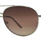 X 11083 - Metal Oval Shaped Sunglasses